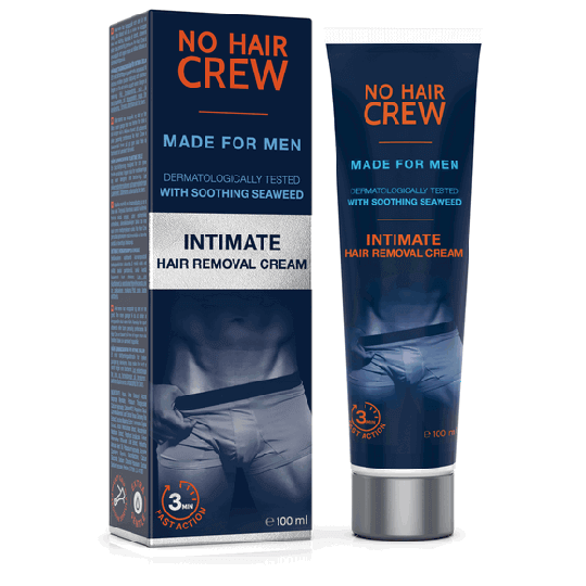 NO HAIR CREW Crème dépilatoire intime - pour hommes 